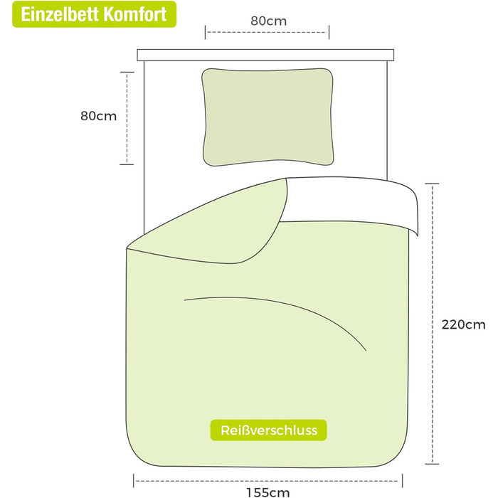 Комплект постільної білизни Lekesky 135x200 (4 частини) - сірий, з квітковим візерунком, мікрофібра, поліестер
