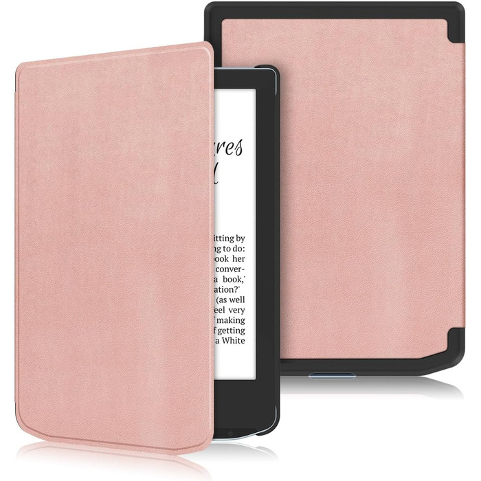 Чохол для Pocketbook Verse PB629 / Verse Pro PB634 - Flip Cover з авто-перемиканням, Рожеве золото