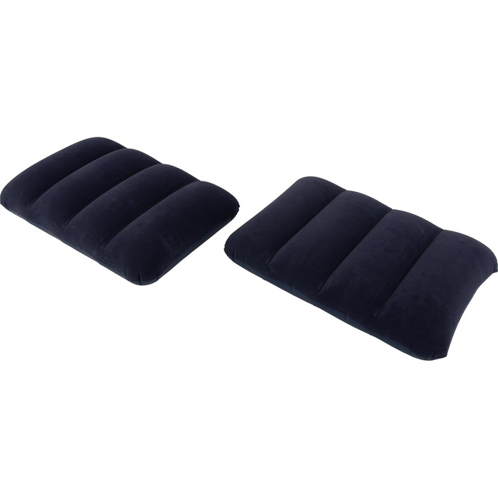 Надувний матрац для кемпінгу AVENLI з 2 подушками та насосом для 2 осіб (203x152x22 см) - зручне ліжко для відпочинку та подорожей