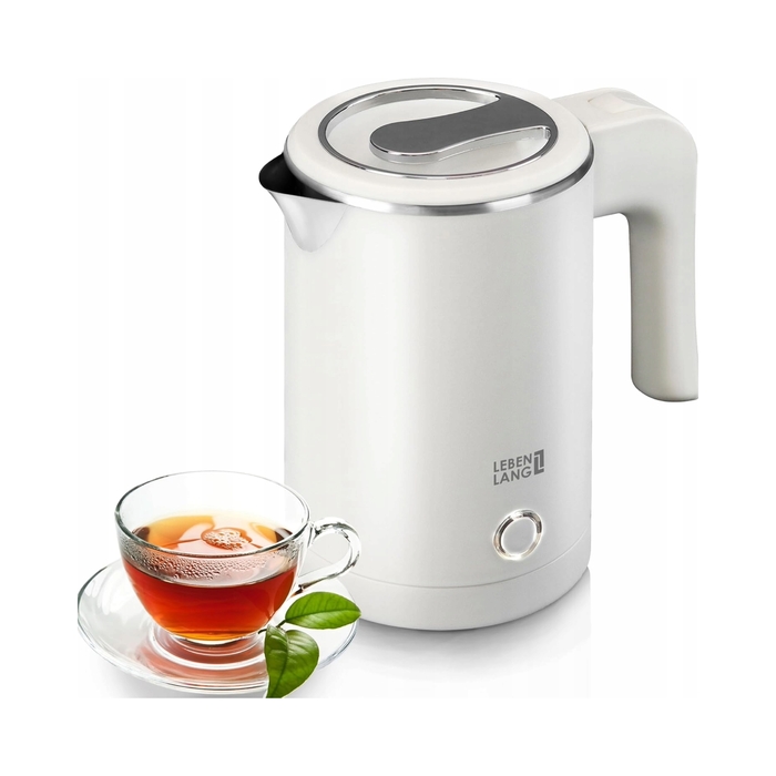 Електричний чайник LEBENLANG LBL2319W, 600 Вт, 0,5 л, білий