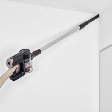 Бездротовий акумуляторний пилосос SEVERIN HV 7166 (Чорний): 60 хв роботи, 2-в-1, для тварин, легкий, без мішка, 400 Вт