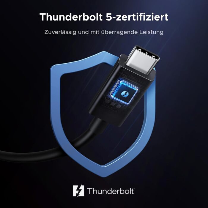 Зовнішній корпус для M.2 NVMe SSD UGREEN 80Gbps, сумісний з Thunderbolt 5/4 та USB4