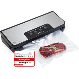 KLAMER Classic Pro 80 (2024) - Вакуумний пакувальник для продуктів харчування, Sous Vide, комплект з пакетами та шлангом