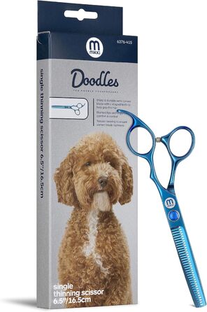 Ножиці для грумінгу собак Mikki Doodle: витончене вирівнювання та стрижка, 16,5 см