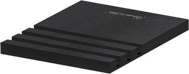 Rosenstein & Söhne Kitchen Cutting Boards: Set of 3 Wood Fiber Cutting Boards with Stand, 30 x 23.5 x 0.6 cm (Wooden Breakfast Boards, Wooden Kitchen Boards)…