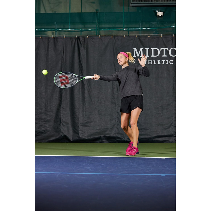 Тенісний ракеточний прилад Wilson Tour Slam для дорослих. Розмір ручки 3 - 4 3/8', зелений/чорний