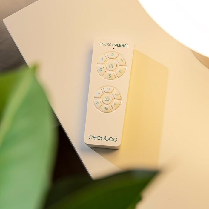 Вентилятор стельовий Cecotec EnergySilence Aero 470, 55 Вт, з пультом, діаметр 106 см, 3 лопаті, 3 швидкості, функція обігріву (діаметр 132 см), сірий/білий