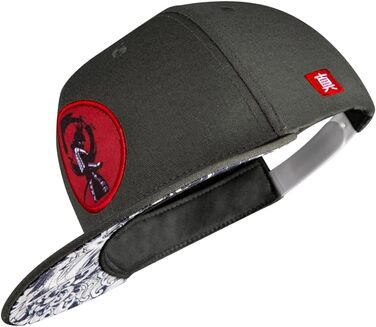 Кепка Snapback Nebelkind Самурай сіра, універсальний розмір, регульована, бейсболка, streetwear стиль