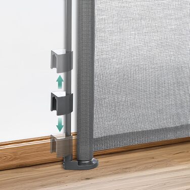 Зсувна захисна сітка для дитячих воріт та домашніх тварин, 55 см, 83 см, біла