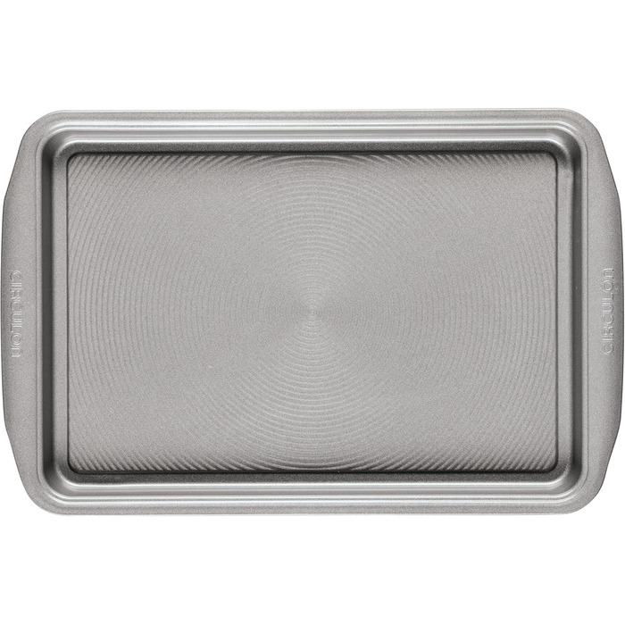 Набір форм для випічки Circulon з антипригарним покриттям, 5 шт. (форми для хліба, кексів, торти, 9'x13' & 10'x15'), сірий