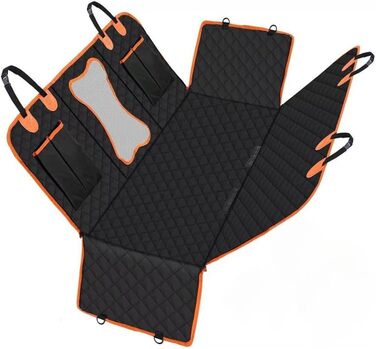 Чохол на автокрісло для собак, захист для сидіння, водовідштовхувальний, нековзний, захист заднього сидіння для собак та дітей, 135 x 150 см