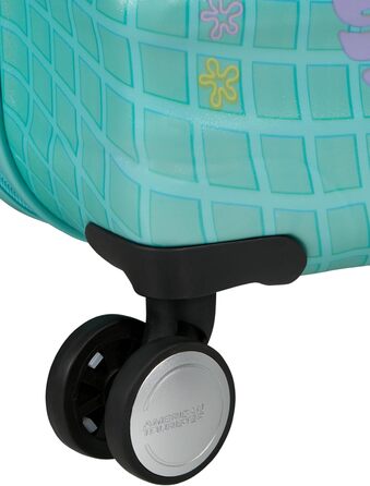 Чемодан American Tourister Wavebreaker Disney FL Spinner L, 77 см, 96 л, з принтом Stitch Flower, матове покриття