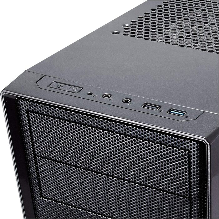 Корпус ПК Fractal Design Focus G Black - Midi Tower з боковим склом для ігрового ПК