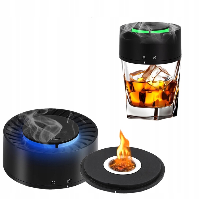Набір для копчення віскі Whisky Smoker — ідеальний подарунок для чоловіка або хлопця, великий набір зі стружкою