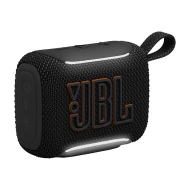 JBL GO 5: Портативна Bluetooth колонка, чорна. Водонепроникна, до 10 годин роботи, потужний бас