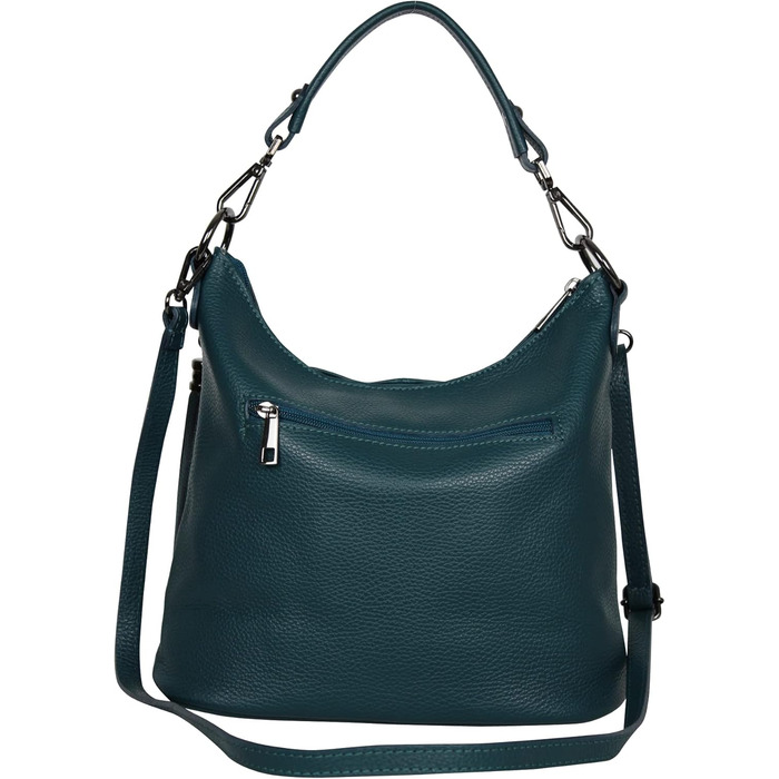 Сумка жіноча AmbraModa GLX09 шкіряна через плече (Petrol) - оригінал