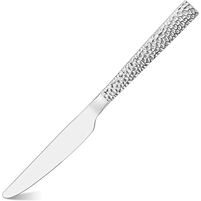 Cutlery Set, HaWare 60-Piece Stainless Steel Cutlery Set with Knife, Fork, Spoon, Dinner Cutlery for 12 People, Hammered Handle Table Cutlery for Home/Party/Hotel/Restaurant, High-Gloss Polished & Dishwasher Safe