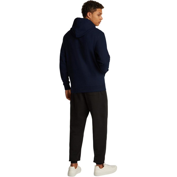 Чоловічий худі Tommy Jeans Entry Graphic з каптуром, темно-синій (Dark Night Navy), розмір XXL