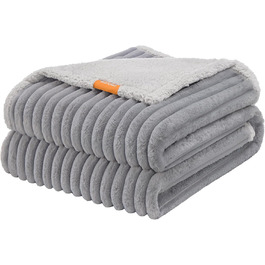 Водонепроникний килимок для собак Feandrea, XL (152 x 127 см), для середніх та великих собак, двосторонній, можна прати, сірий та світло-сірий