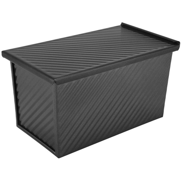 Laib Pfanne, Samfox Non-Stick Loaf Pan Toast Mold with Lid for Cake and Toast Making