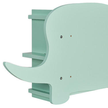 Relaxdays Kids Shelf Dino for the Wall