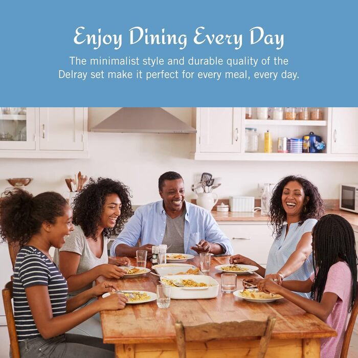 Сервіз на 16 осіб MIKASA Delray з кісткового порцеляну