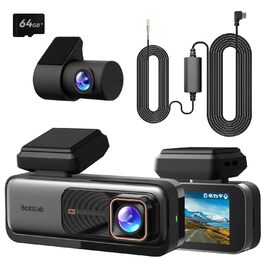 Автомобільний відеореєстратор BOTSLAB G980H Kit 4K+2K (передній та задній), з GPS, WiFi, Hardwire-Kit, ADAS, 24/7 моніторингом паркування, IPS дисплеєм 2.45