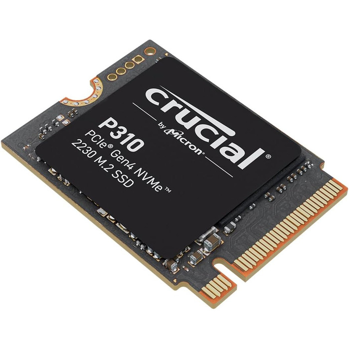SSD Crucial P310 1TB M.2 2230 PCIe Gen4 NVMe - до 7100 МБ/с, сумісний зі Steam Deck, ASUS ROG Ally, MSI Claw та Microsoft Surface