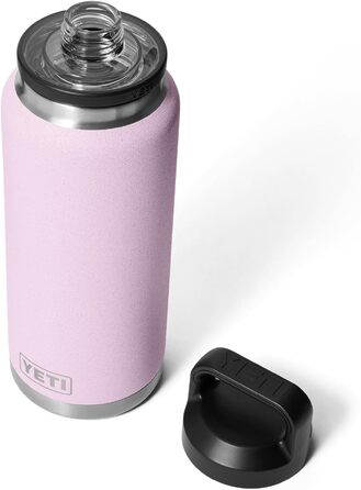 Термос-пляшка YETI Rambler 1 л, вакуумна ізоляція, нержавіюча сталь, герметична кришка з поїльником (Cherry Blossom - Структурована)