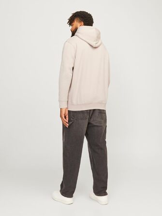 Чоловічий худі з капюшоном Jack & Jones з принтом, розмір XL, колір Moonbeam