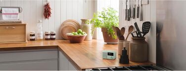 MEDION S66822 Портативне міні радіо DAB+ з Bluetooth, акумулятор до 6,5 годин, зелений колір