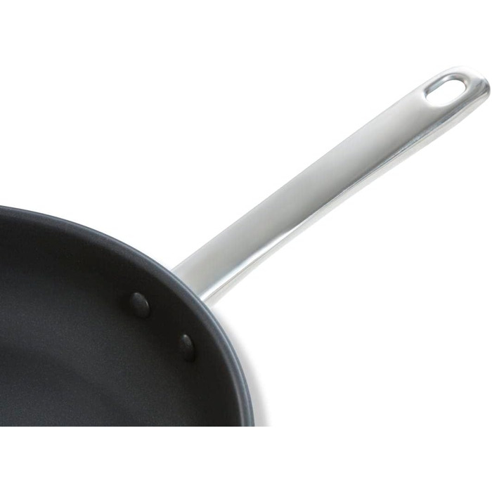 Сковорода з нержавіючої сталі з керамічним покриттям BK Cookware Allround (28 см) з кришкою, індукційна, склокришка, без PFAS, для плити, антипригарна, для тушкування, легко миється