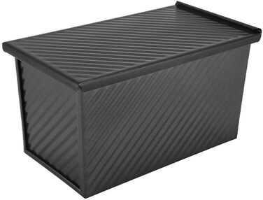 Laib Pfanne, Samfox Non-Stick Loaf Pan Toast Mold with Lid for Cake and Toast Making