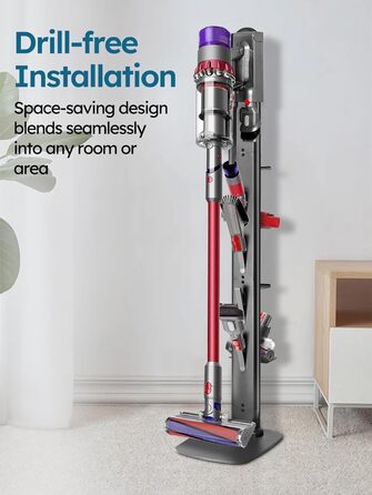 Підставка для пилососа JUPELI, сумісна з V15, V11, DC30, DC31, DC34, DC35, DC58, DC59, DC62. Металева підставка для бездротового пилососа та аксесуарів