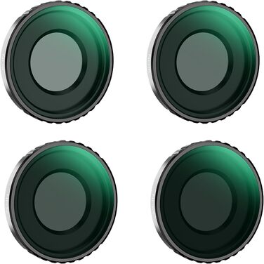Фільтри K&F Concept ND/CPL для DJI Osmo Action 4/5 PRO - Набір 4 шт. (ND8, ND16, ND32, ND64)