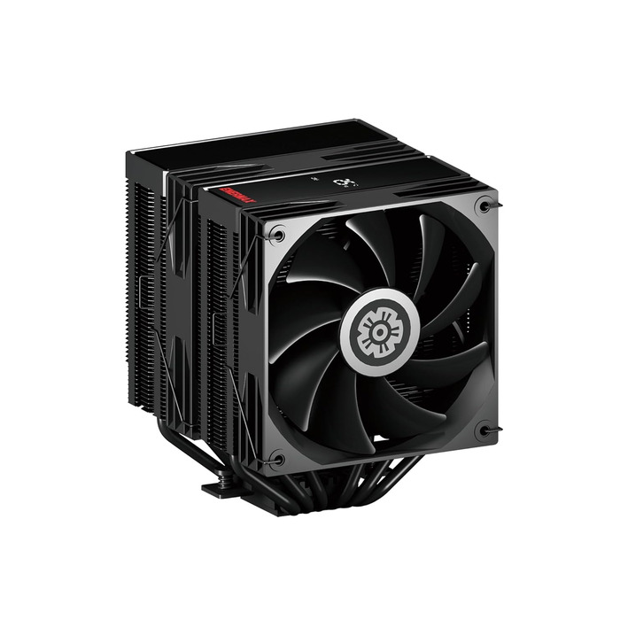 Система охолодження CPU ENERMAX ETS-T60D з 2 вентиляторами 120mm PWM, гідравлічним підшипником та 4 тепловими трубами (6mm), підтримка TDP 200W+, AM5/AM4/LGA1851/1700/115x