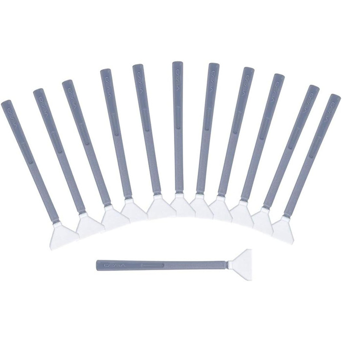 Набір для чищення сенсора камери VSGO (12 шт.) з розчином 10 мл, сухими стікерами для CCD/CMOS, для Nikon, Sony, 24 мм