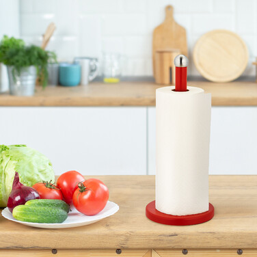 Relaxdays Standing Kitchen Roll Holder