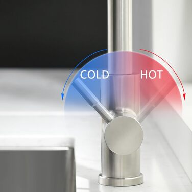 Інфрачервоний сенсорний змішувач для кухні з висувною лійкою, кухонна арматура 360° поворотна, одноручний змішувач з спіральною пружиною, для мийки, щіткове золото