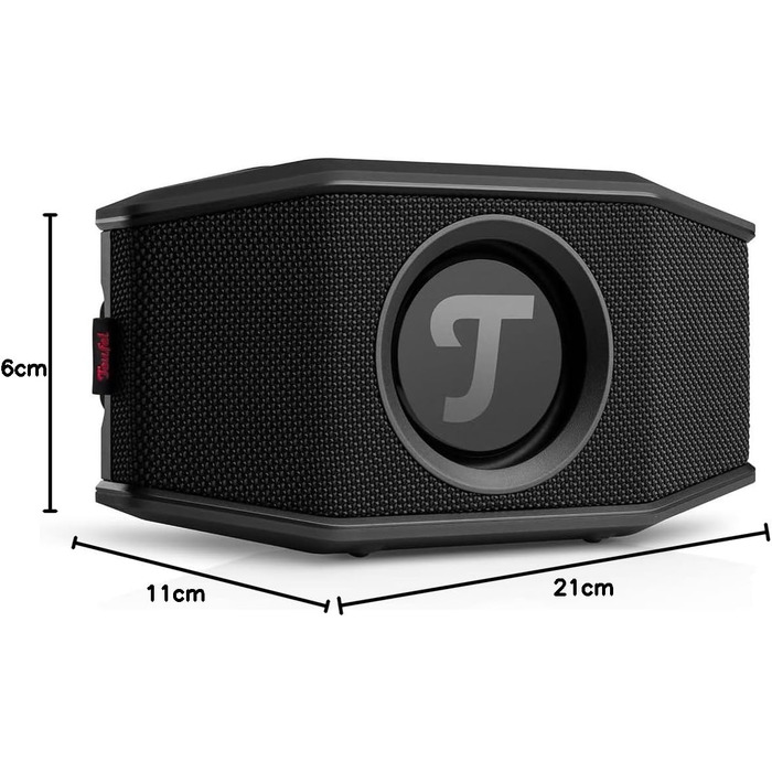 Портативна Bluetooth-колонка Teufel ROCKSTER GO 2 для зовнішнього використання, чорна