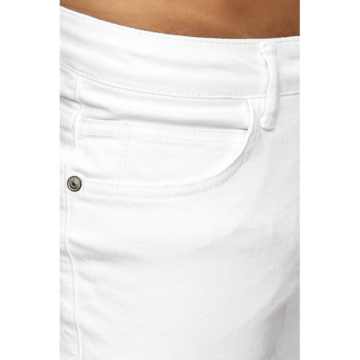 Джинси чоловічі Slim Fit, еластичний денім, 5 кишень, білі, 32W/34L, повсякденні та офісні