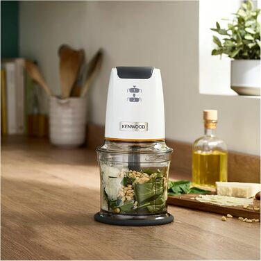 Подрібнювач Kenwood EasyChop CHP61.000WH білий, 500 Вт, 0.5 л, 2 швидкості, льододробар