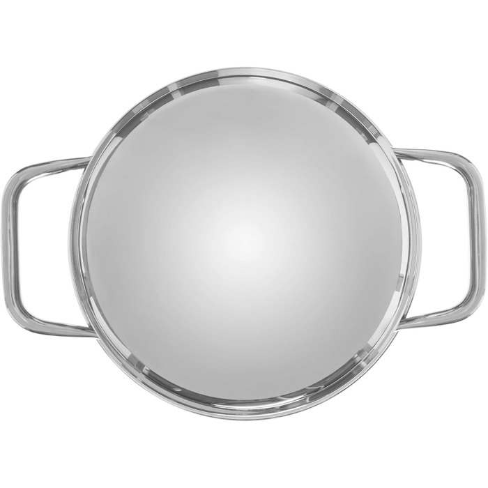 WMF Compact Cuisine Water Bath Bowl 16.5 cm, Stackable, Mixing Bowl for Water Bath, Cromargan Stainless Steel Bowl Polished, Dishwasher Safe