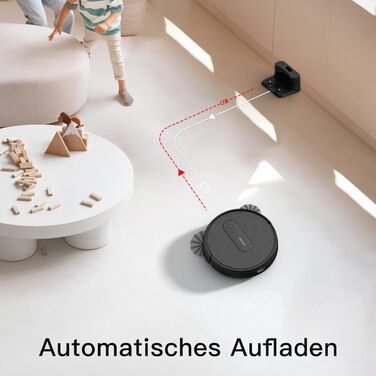 Робот-пилосос AIRROBO P20: потужний, самостійно заряджається, з Wi-Fi, для килимів, твердих поверхонь та шерсті тварин