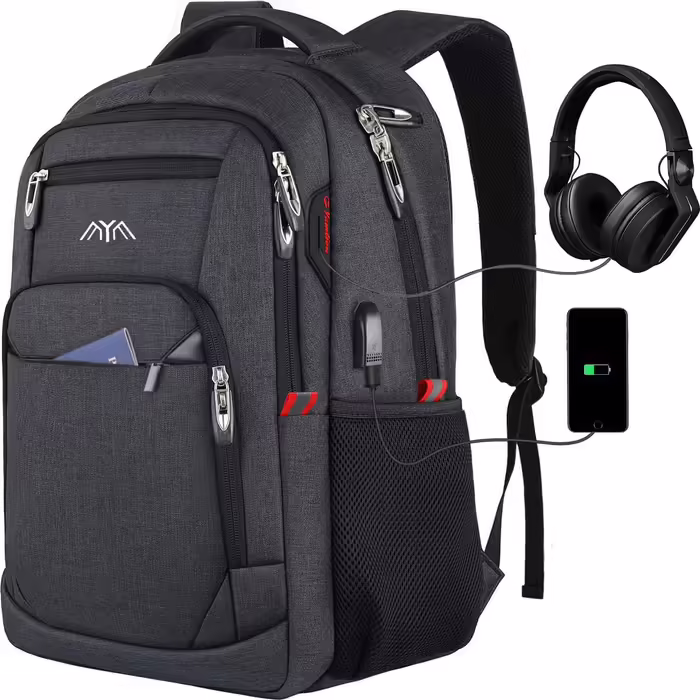 YAMTION Backpack Men's School Backpack for 15.6 inch Laptop Backpack Work Waterproof Business Daypacks Boys Teenage 35L