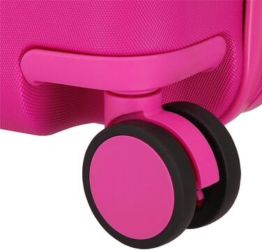 Дитячий валіза Disney Stitch, 55x40x20 см, ABS пластик, колір зірочки, комбінований замок, 4 колеса, ручна поклажа