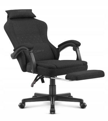 Ігрове крісло Cabro C503, чорна тканина