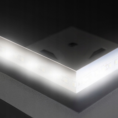 Прямокутне дзеркало у ванну кімнату LED FRAME з підсвіткою, 60x80 см