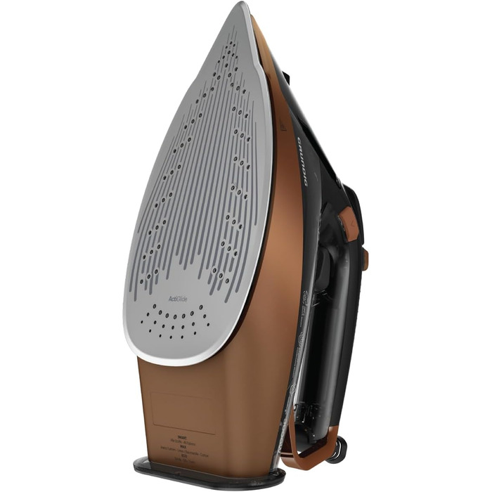 Праска з парою GRUNDIG SI 8050: 3000 Вт, SteamSense, керамічна підошва, автоматичне декальцинація, Drip Stop, чорно-коричневий