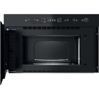 Вбудована мікрохвильова піч Whirlpool MBNA920B, чорна, 750 Вт, 22 л, з грилем